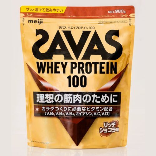 【送料無料】ザバス(SAVAS) ホエイプロテイン100 リッチショコラ味（980g） イメージ画像