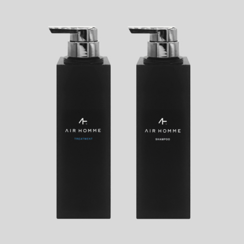 AIR HOMME<br>エアーオム<br>シャンプー＆トリートメントセット<br>各360ｍL イメージ画像